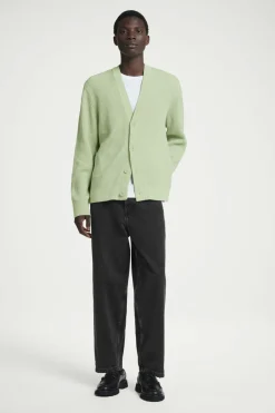 COS ACID-WASH COTTON CARDIGAN- Sweaters & Cardigans