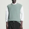 COS ACID-WASH KNITTED TANK TOP- Sweaters & Cardigans