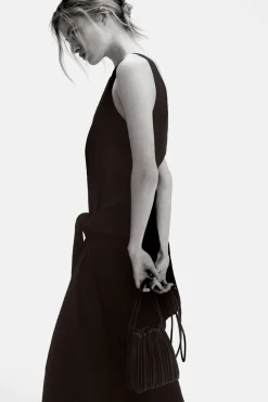 COS A-LINE LINEN MAXI DRESS-Women Dresses & Jumpsuits