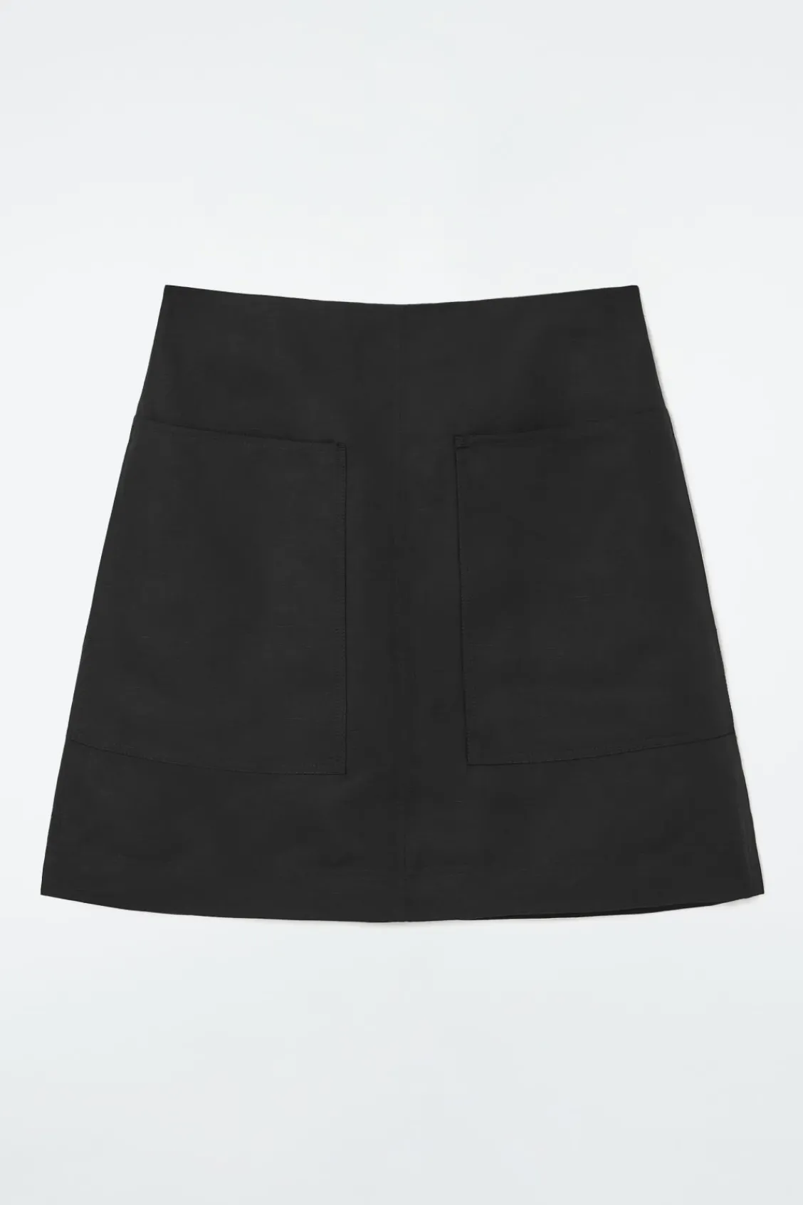 COS A-LINE LINEN MINI SKIRT-Women Skirts