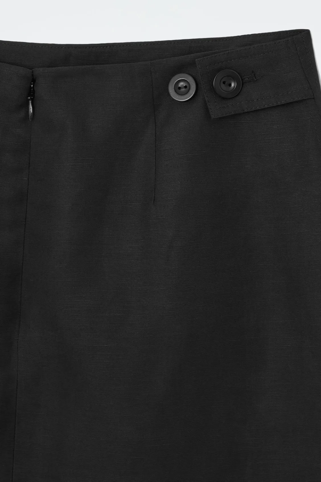 COS A-LINE LINEN MINI SKIRT-Women Skirts