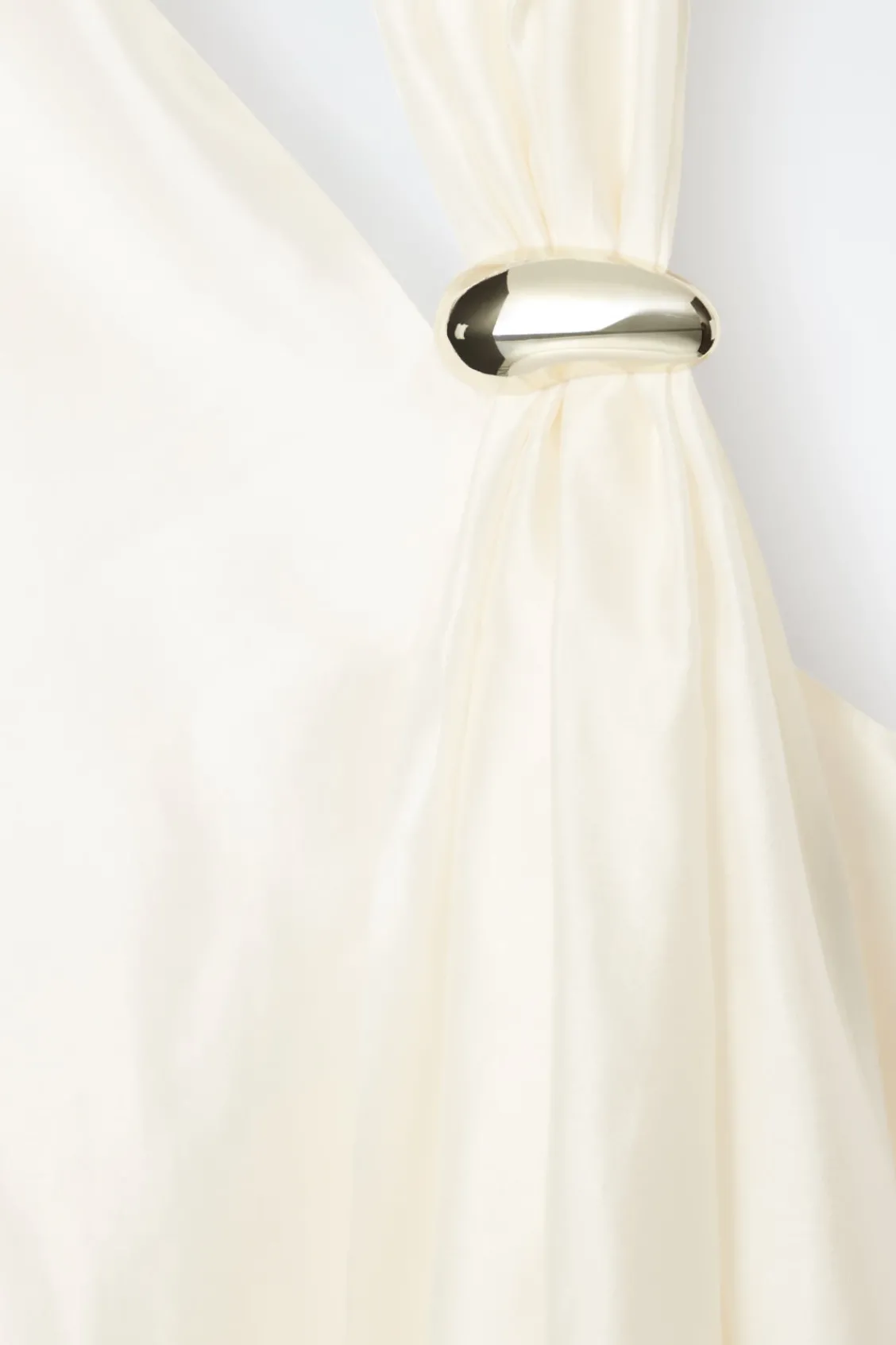 COS ASYMMETRIC BROOCH-DETAIL BLOUSE-Women Shirts & Blouses | Tops