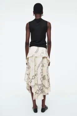 COS ASYMMETRIC DRAPED SKIRT-Women Skirts