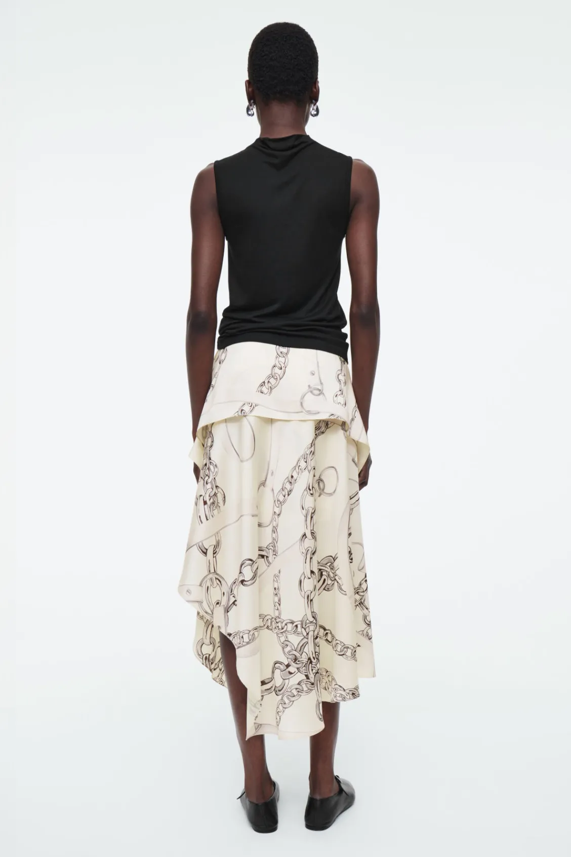 COS ASYMMETRIC DRAPED SKIRT-Women Skirts