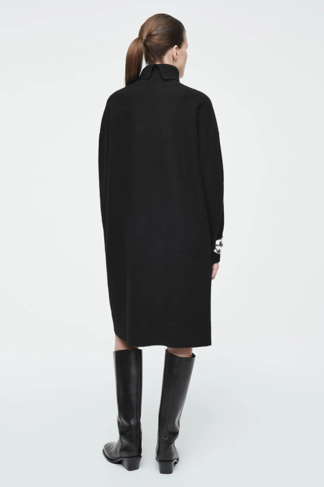 COS ASYMMETRIC MERINO WOOL DRESS-Women Sweaters & Cardigans | Dresses & Jumpsuits