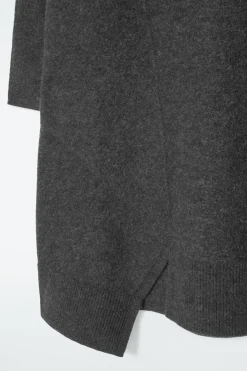 COS ASYMMETRIC MERINO WOOL DRESS-Women Dresses & Jumpsuits | Sweaters & Cardigans