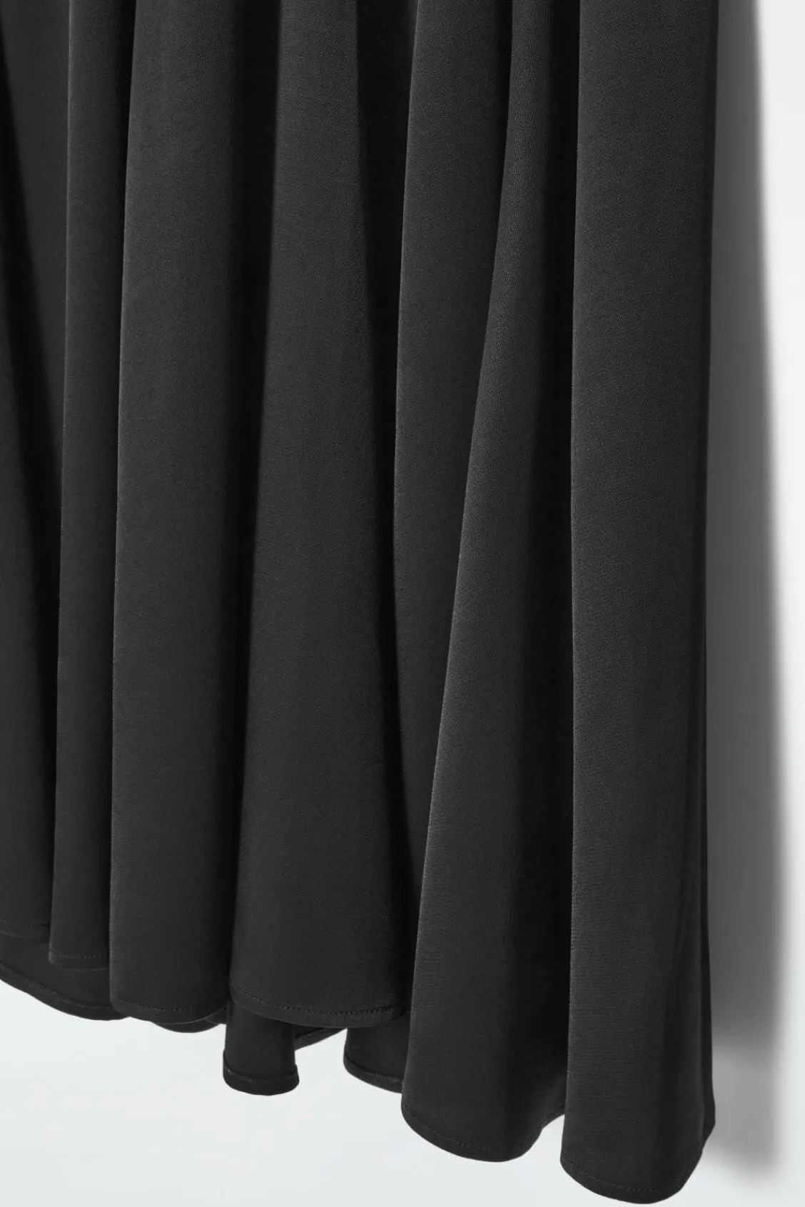 COS ASYMMETRIC TWIST-PANEL MIDI DRESS-Women Dresses & Jumpsuits