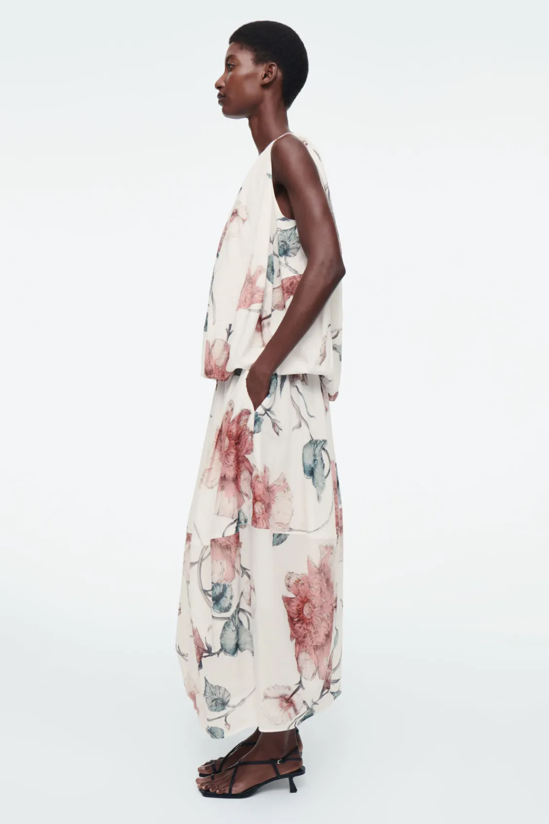 COS BALLOON MIDI SKIRT-Women Skirts