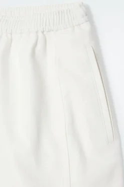 COS BARREL-LEG COTTON PANTS-Women Pants