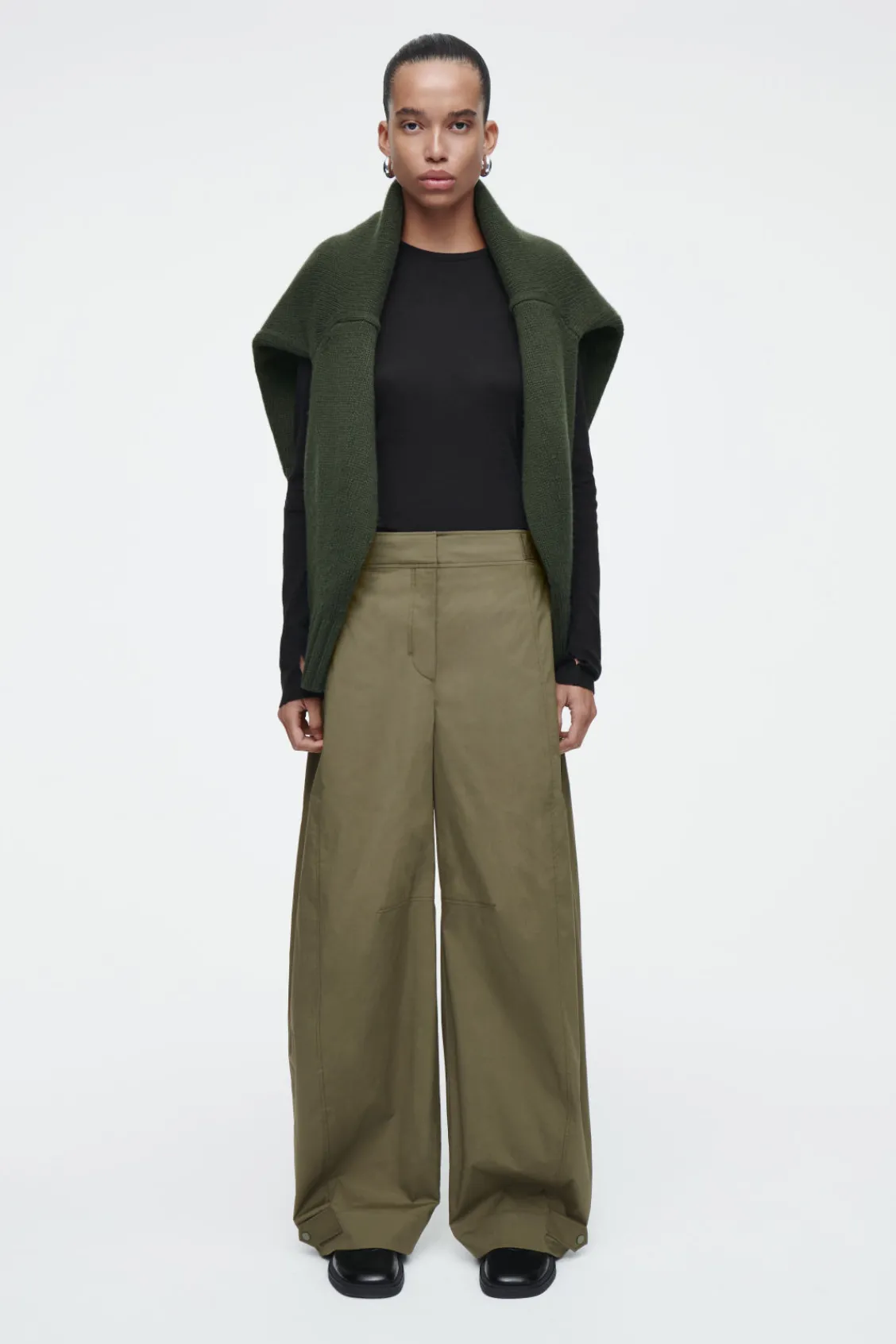 COS BARREL-LEG UTILITY PANTS-Women Pants