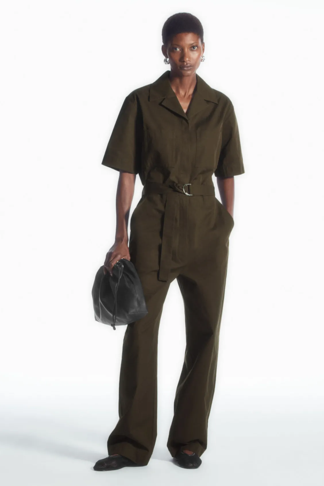 COS BELTED UTILITY BOILERSUIT-Women Dresses & Jumpsuits | Pants