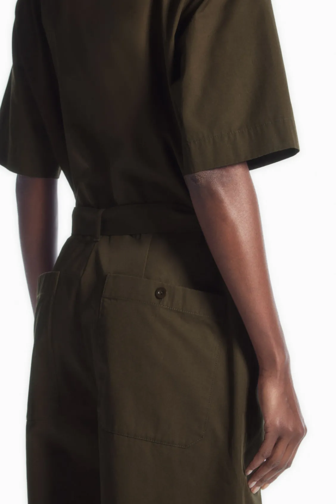 COS BELTED UTILITY BOILERSUIT-Women Dresses & Jumpsuits | Pants