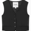 COS BELTED WOOL VEST-Women Tops | Coats & Jackets