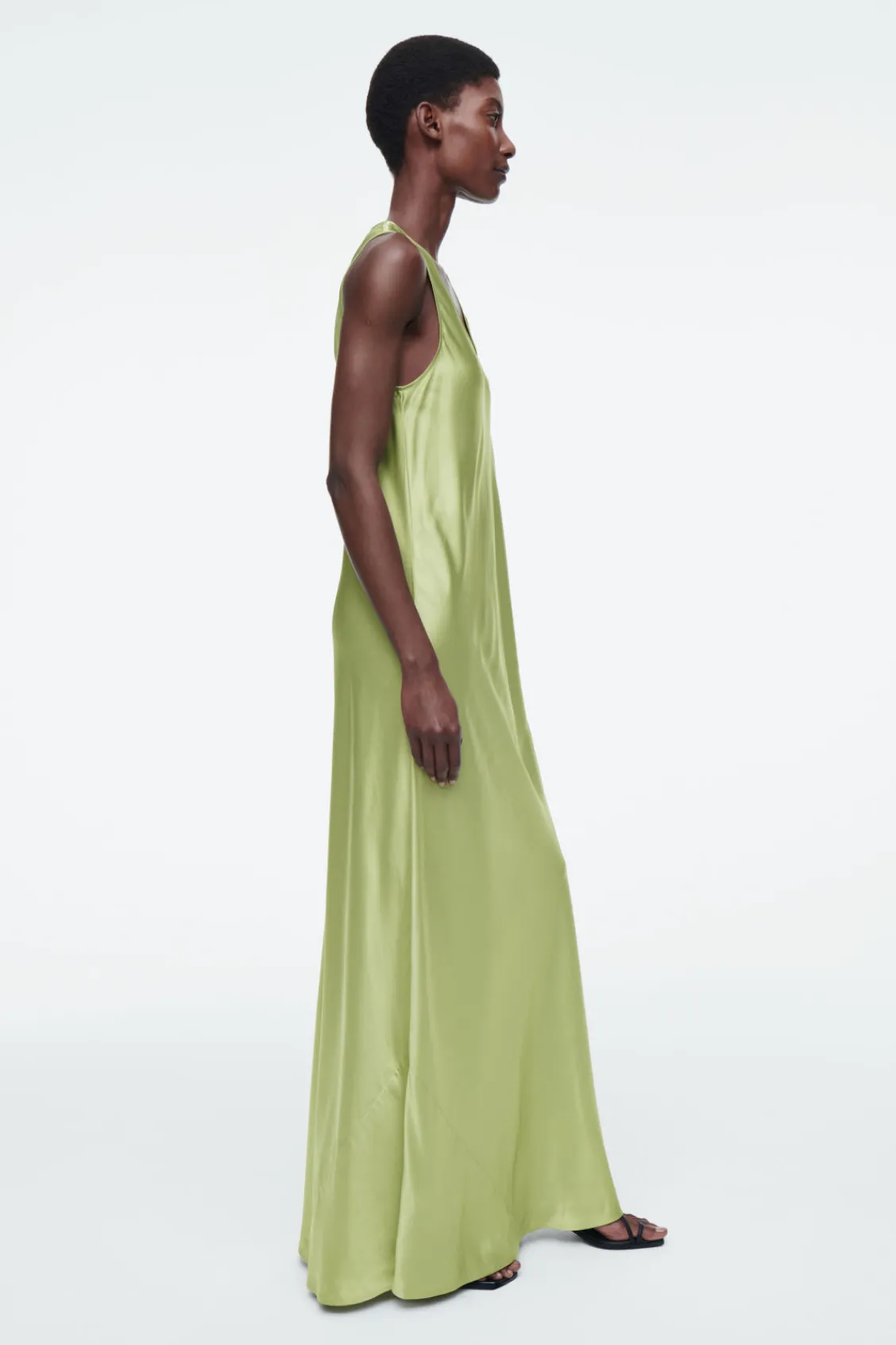 COS BIAS-CUT MAXI SLIP DRESS-Women Dresses & Jumpsuits