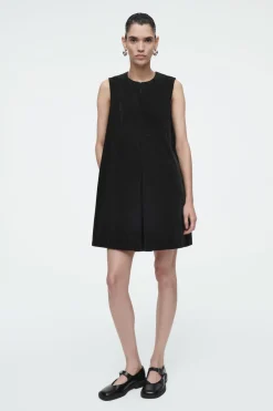 COS BIB-FRONT CORDUROY MINI DRESS-Women Dresses & Jumpsuits