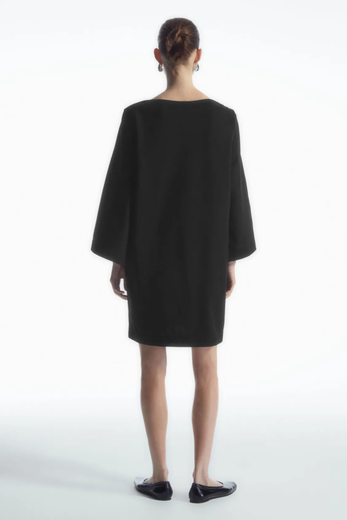 COS BOAT-NECK MINI T-SHIRT DRESS-Women Dresses & Jumpsuits