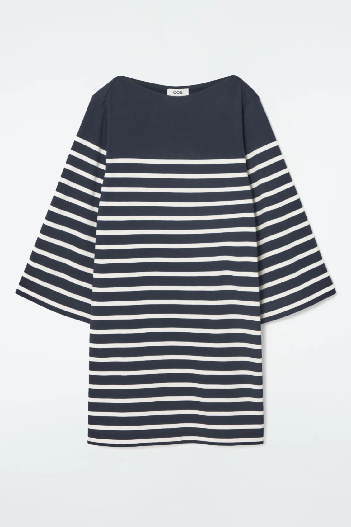 COS BOAT-NECK MINI T-SHIRT DRESS-Women Dresses & Jumpsuits
