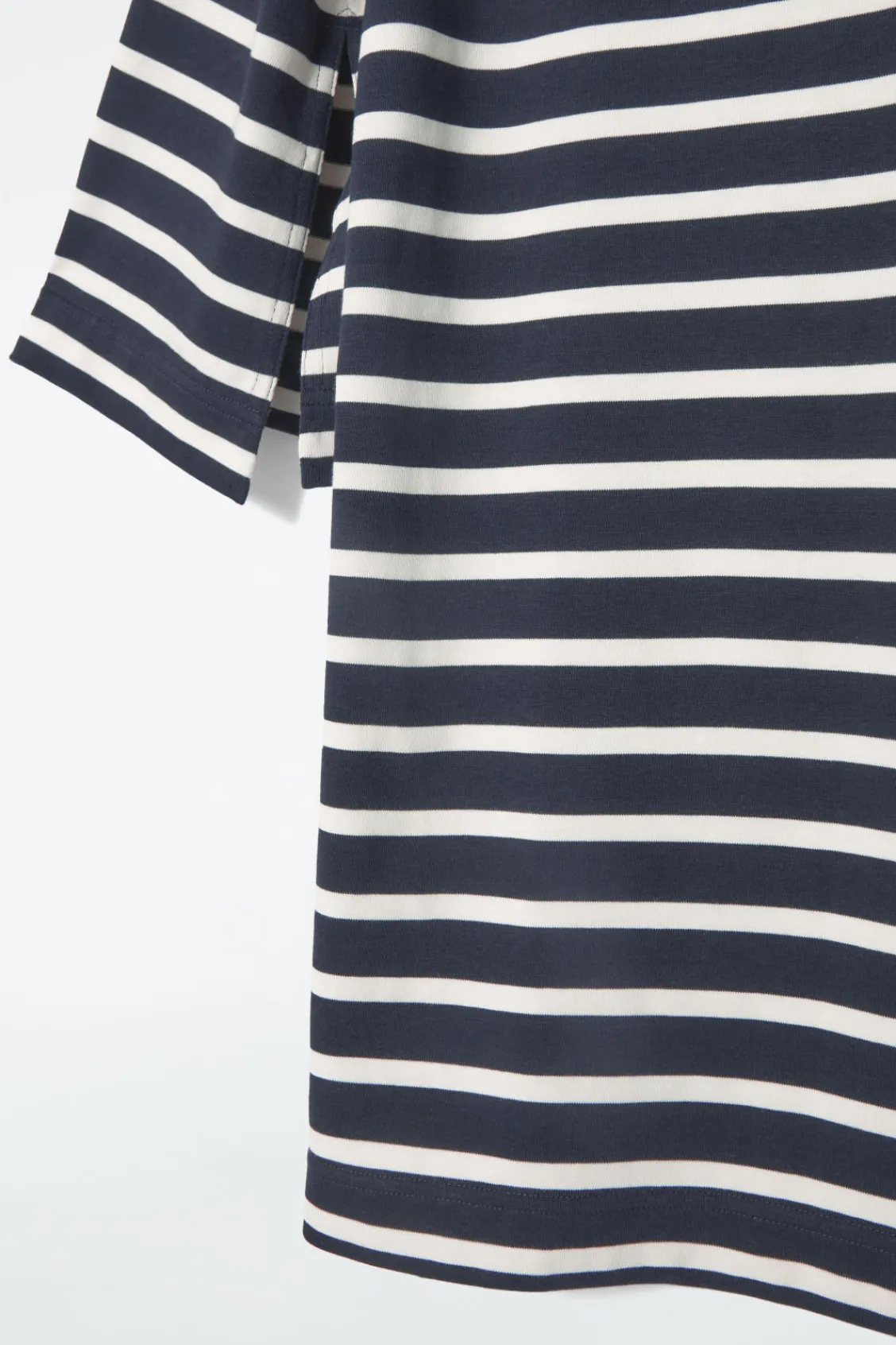 COS BOAT-NECK MINI T-SHIRT DRESS-Women Dresses & Jumpsuits