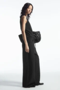 COS BOAT-NECK TANK TOP-Women Tops
