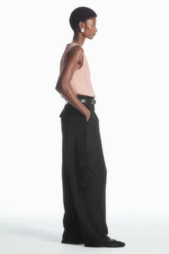 COS BOAT-NECK TANK TOP-Women T-Shirts | Tops