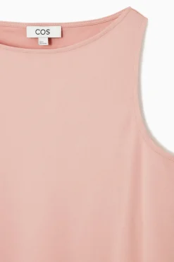 COS BOAT-NECK TANK TOP-Women T-Shirts | Tops