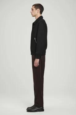 COS BOILED MERINO WOOL AVIATOR JACKET- Coats & Jackets