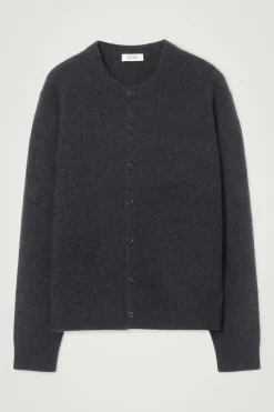 COS BOILED-CASHMERE CREW-NECK CARDIGAN- Cashmere | Sweaters & Cardigans