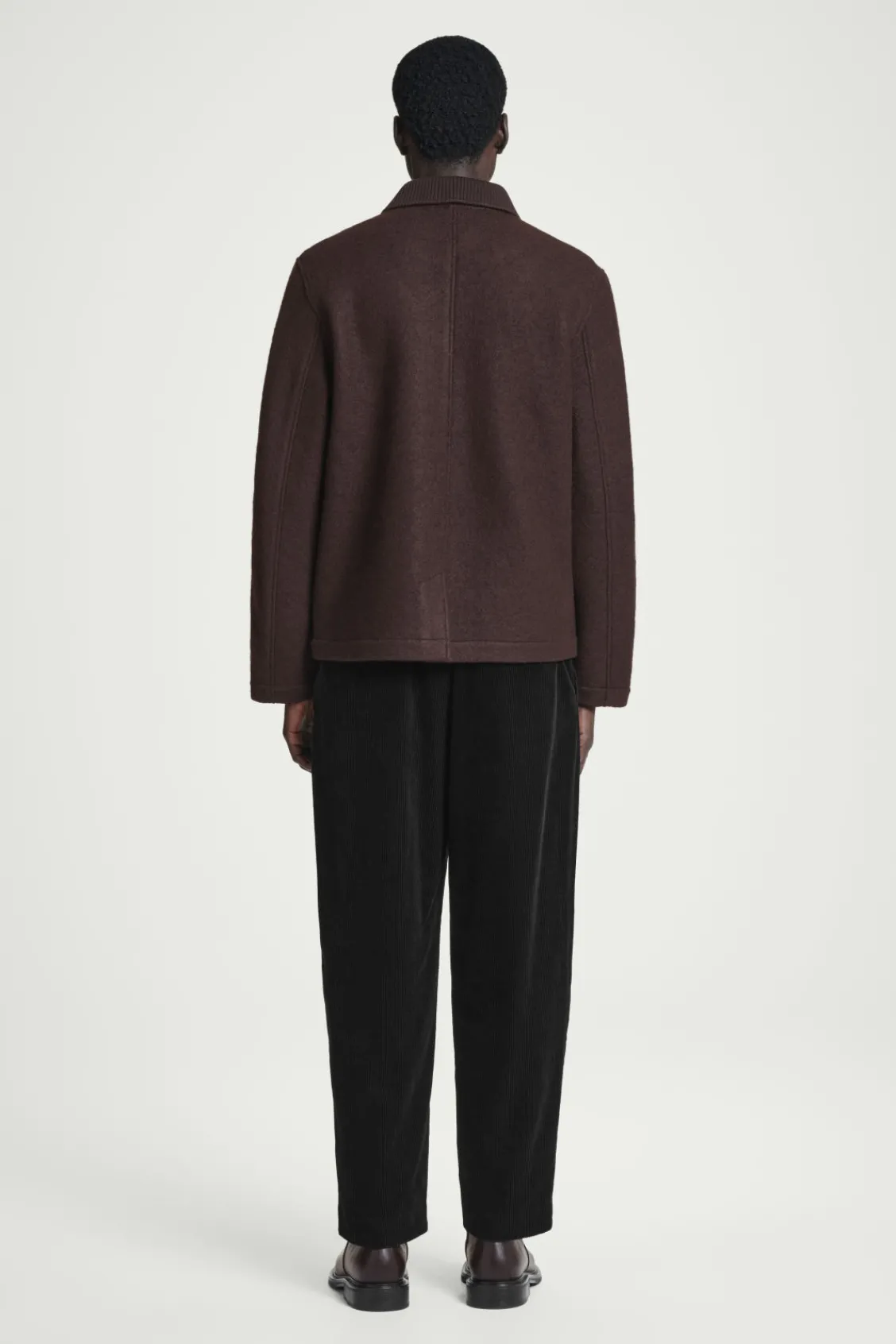 COS BOILED-WOOL CHORE JACKET- Coats & Jackets