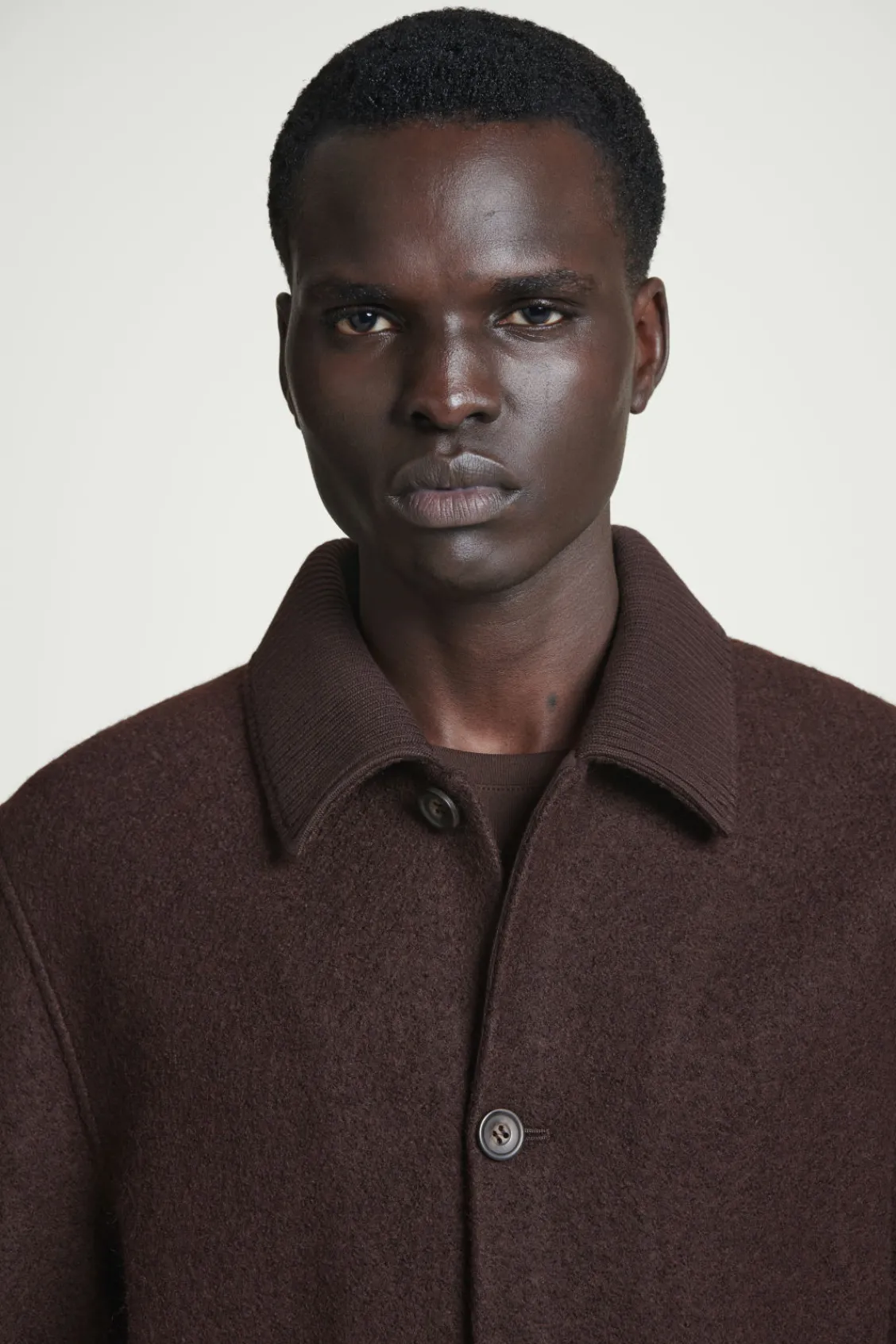 COS BOILED-WOOL CHORE JACKET- Coats & Jackets