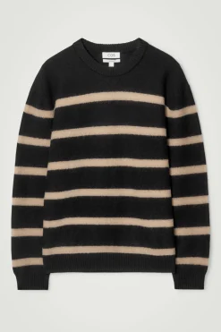 COS BOILED-WOOL CREW-NECK SWEATER- Sweaters & Cardigans
