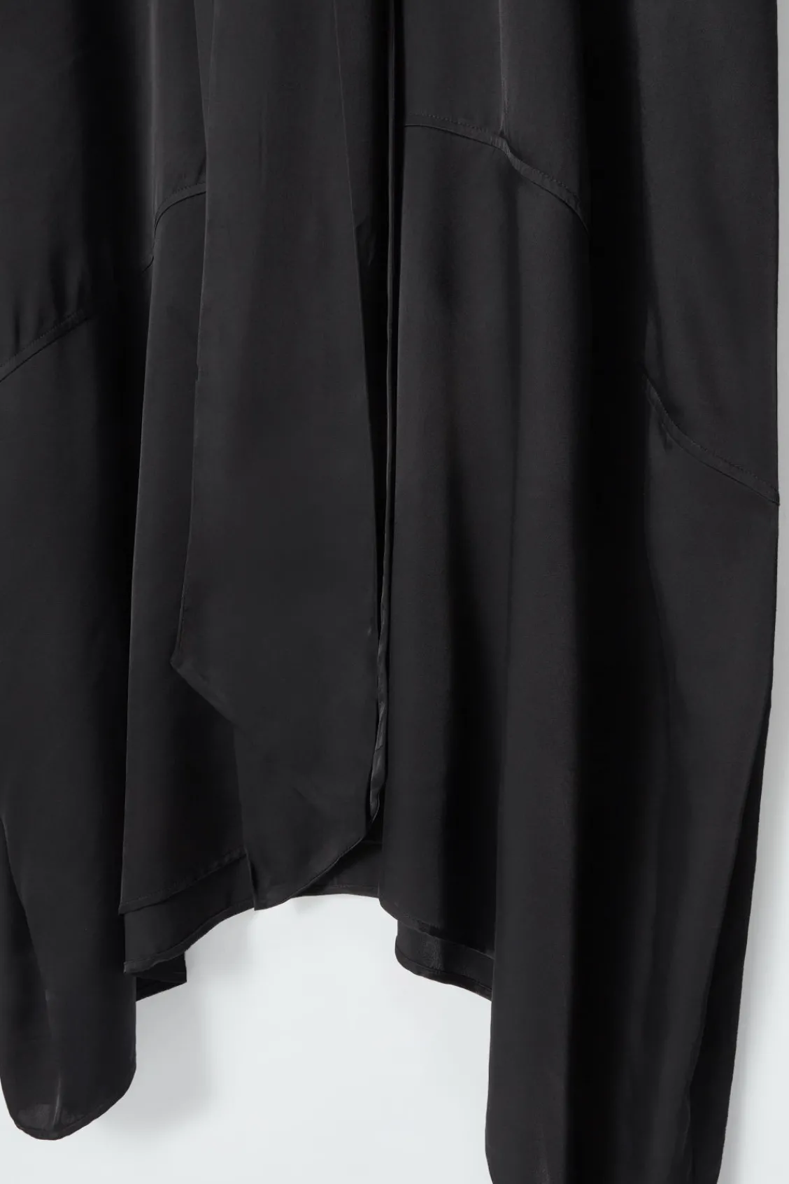 COS BOW-DETAIL ASYMMETRIC MIDI DRESS-Women Dresses & Jumpsuits