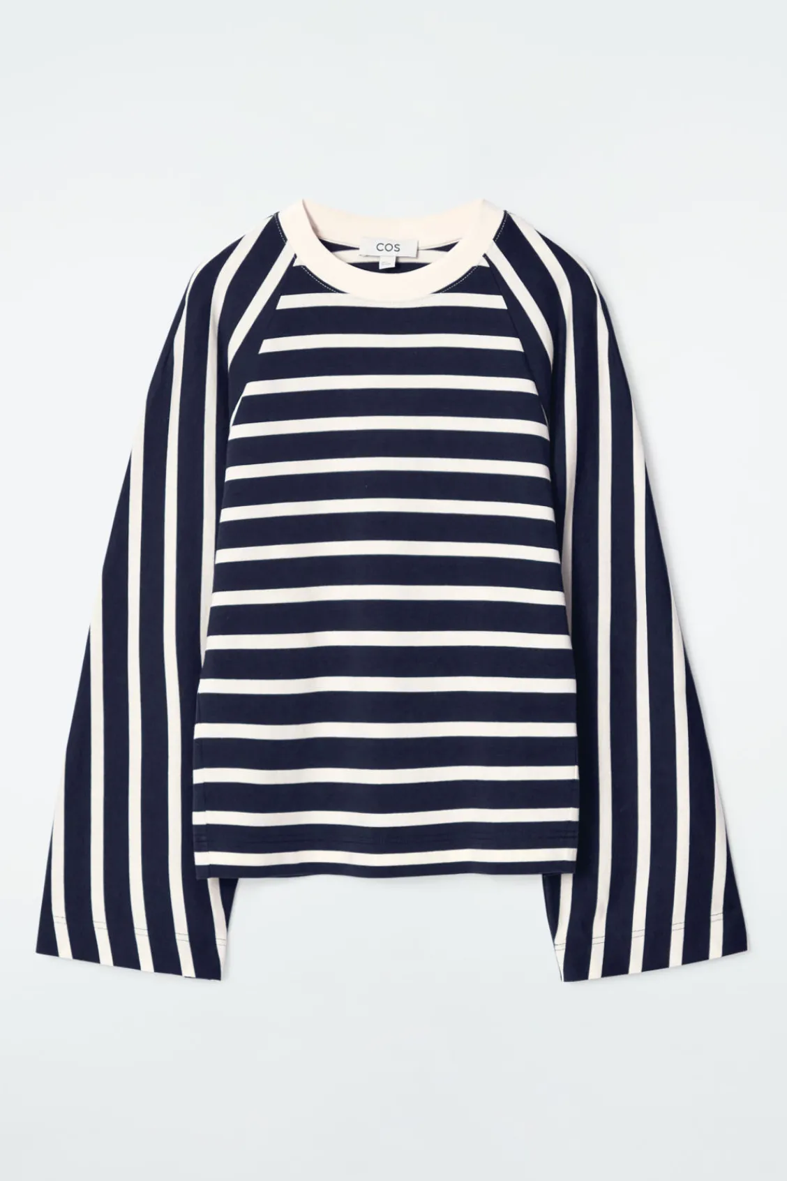 COS BOXY LONG-SLEEVED T-SHIRT-Women Tops