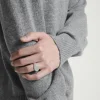COS BRUSHED SIGNET RING- Jewelry