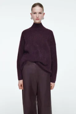 COS BRUSHED-CASHMERE TURTLENECK SWEATER-Women Cashmere | Sweaters & Cardigans
