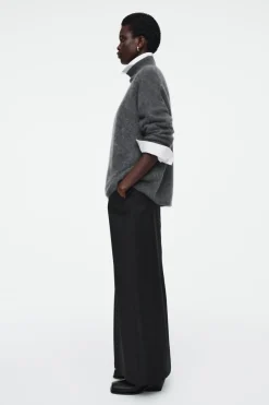 COS BRUSHED-CASHMERE TURTLENECK SWEATER-Women Cashmere | Sweaters & Cardigans