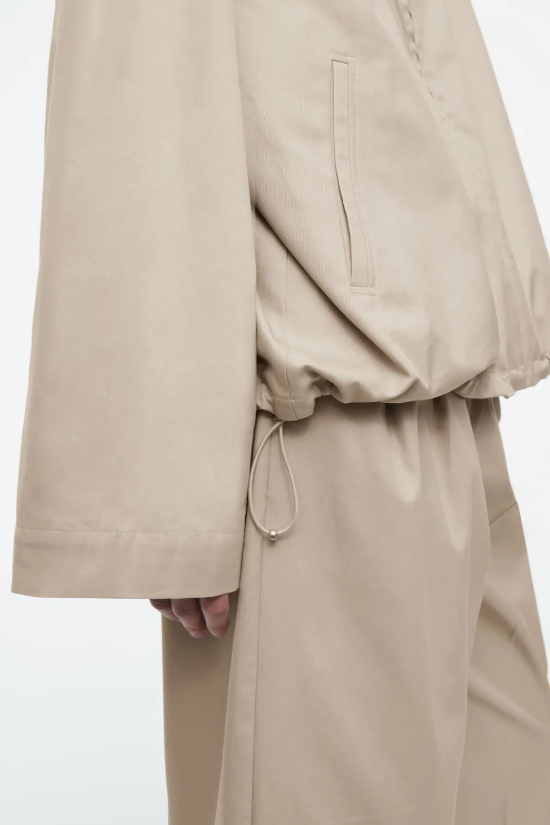 COS BUBBLE-HEM COTTON JACKET-Women Coats & Jackets