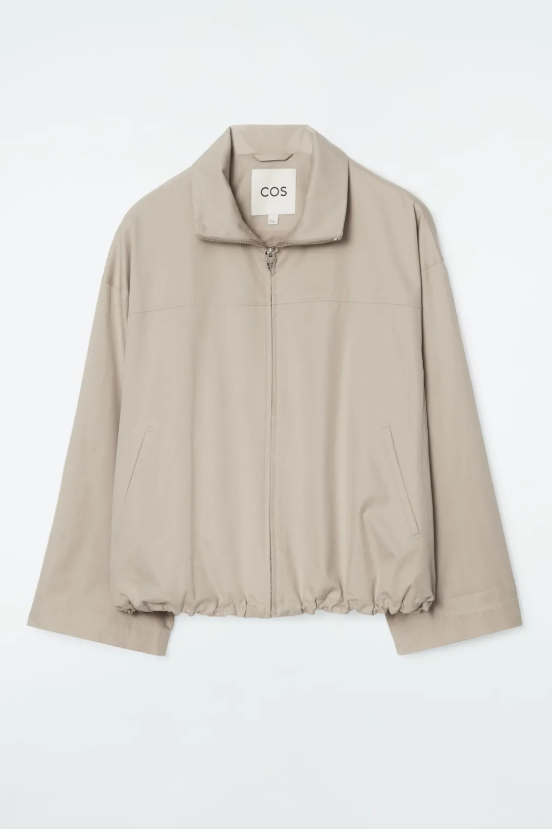 COS BUBBLE-HEM COTTON JACKET-Women Coats & Jackets
