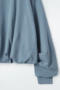 COS BUBBLE-HEM SWEATSHIRT-Women Tops