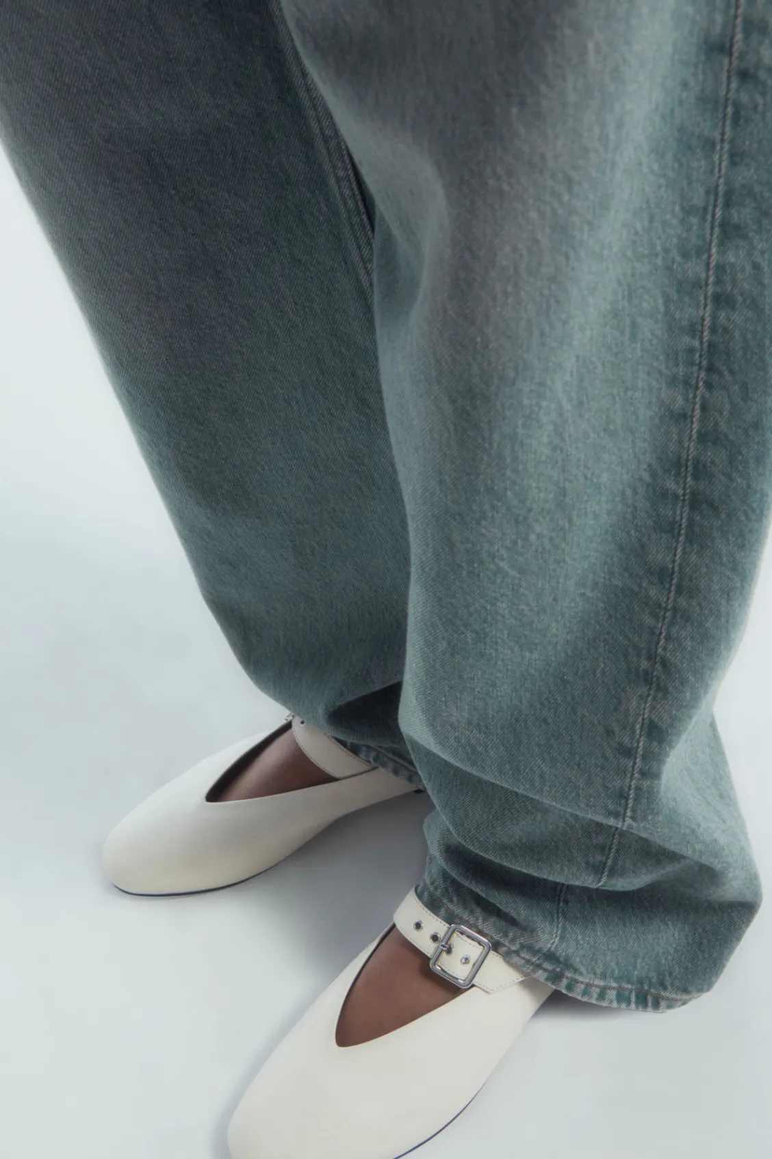 COS BUCKLED BALLET FLATS-Women Shoes