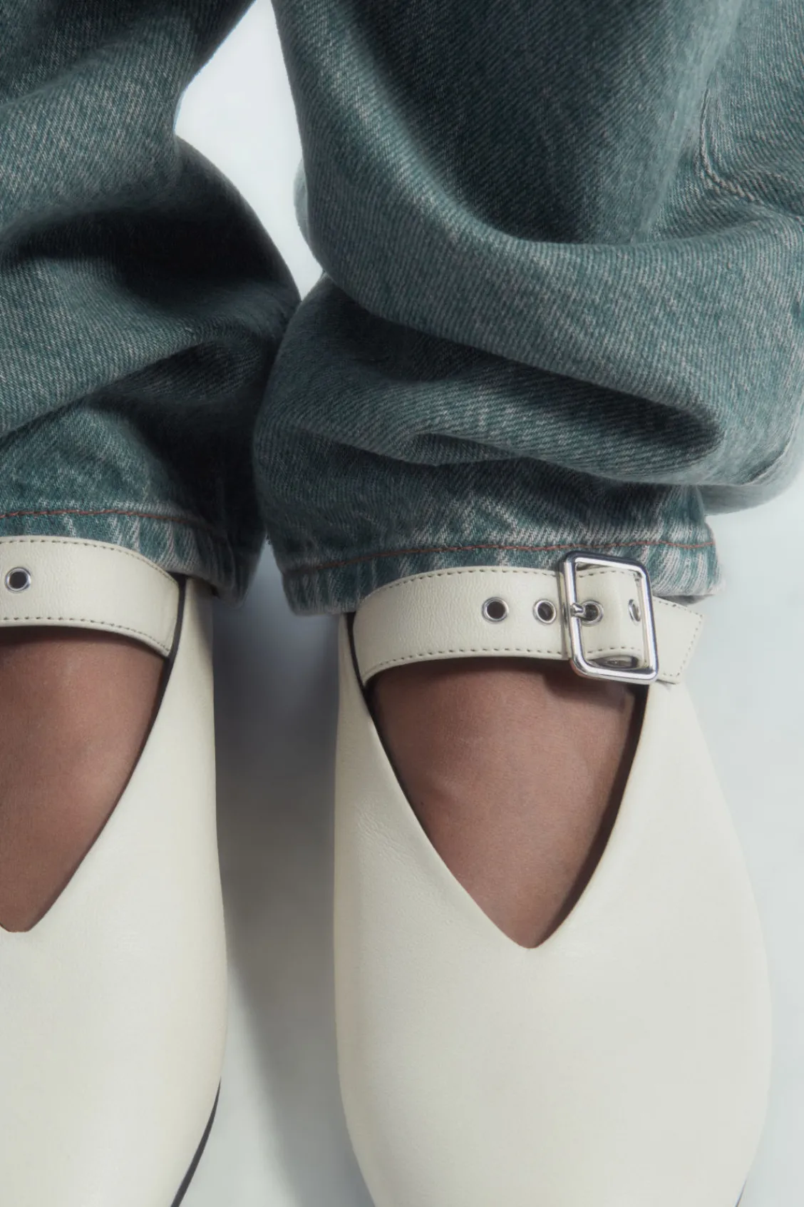 COS BUCKLED BALLET FLATS-Women Shoes