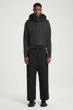COS BUCKLED-SIDE PADDED HOODED VEST- Hats & Scarves | Coats & Jackets