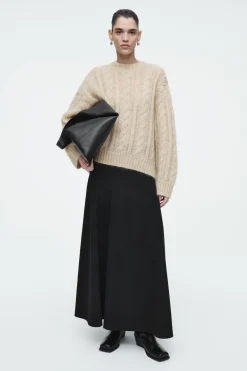 COS CABLE-KNIT MOHAIR SWEATER-Women Sweaters & Cardigans