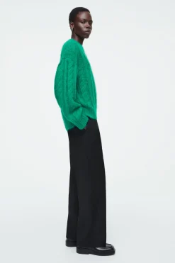 COS CABLE-KNIT MOHAIR SWEATER-Women Sweaters & Cardigans