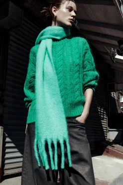 COS CABLE-KNIT MOHAIR SWEATER-Women Sweaters & Cardigans