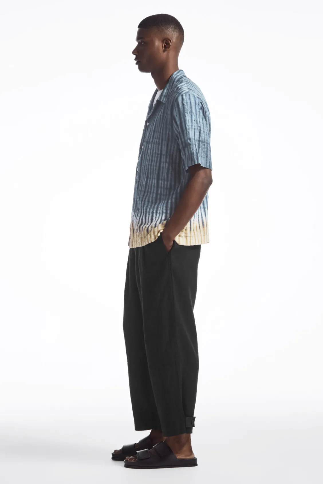 COS CAMP-COLLAR SHORT-SLEEVED SHIRT- Shirts