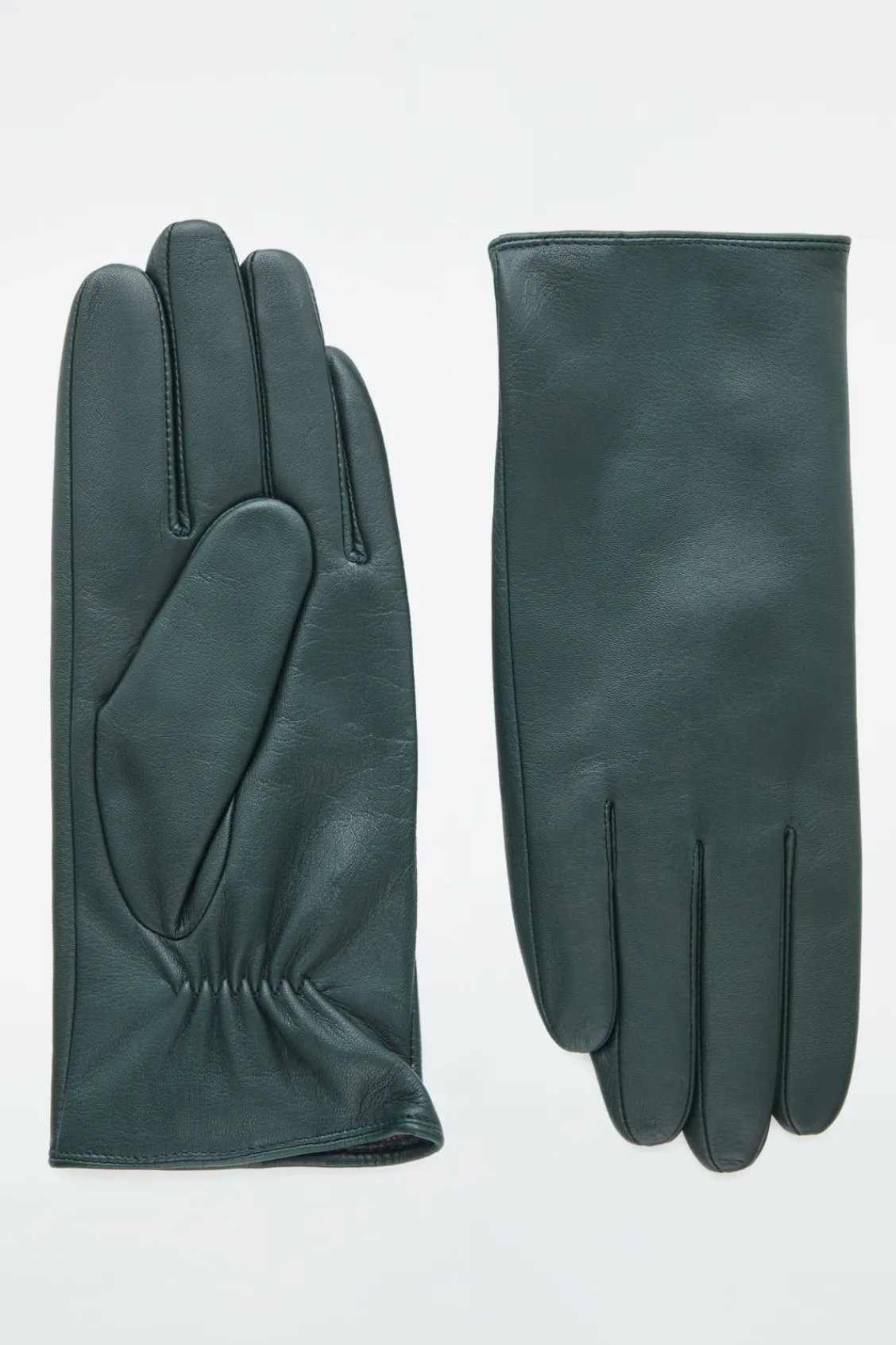 COS CASHMERE-LINED LEATHER GLOVES-Women Hats & Scarves | Cashmere