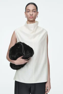 COS CAVATELLI CLUTCH - FAUX FUR-Women Bags