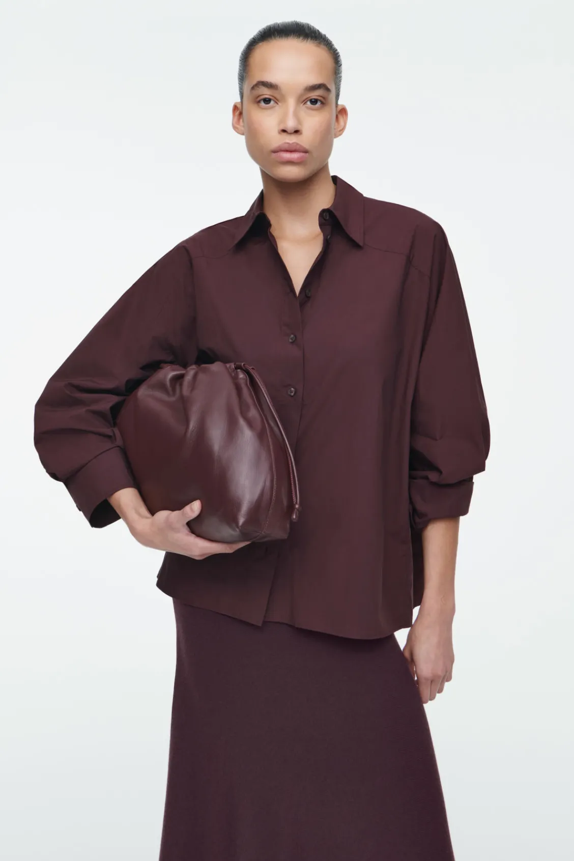 COS CAVATELLI CLUTCH - LEATHER-Women Bags