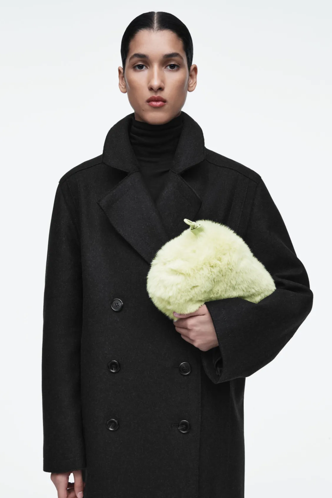COS CAVATELLI MINI CLUTCH - FAUX FUR-Women Bags