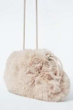COS CAVATELLI MINI CLUTCH - FAUX FUR-Women Bags